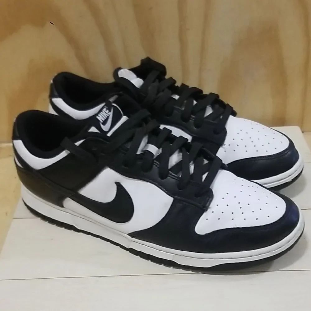Nike Dunk Low Retro Panda Black White Black 2021 DD1391 100 Men's Shoe Sz 11 1/2